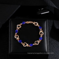 Shangjie OEM joyas Ins Fashion Jewelry Bracelet Women Gold Plated Rhinestone Smart Bracelet Zircon Heart Bracelet